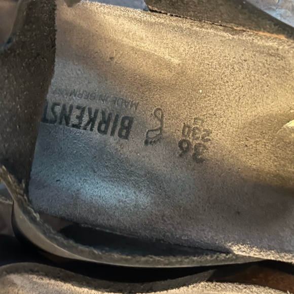 RARE Birkenstock Gizeh High Flower Sandals Ankle Straps Size euro36/us6 - Picture 2 of 10